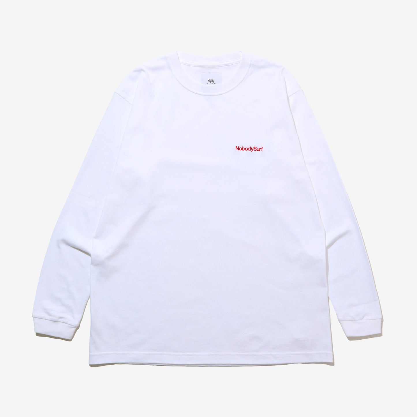 NobodySurf Long Sleeve Tee (White)