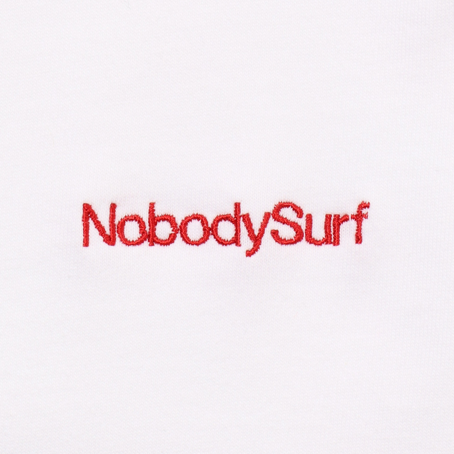 NobodySurf Long Sleeve Tee (White)