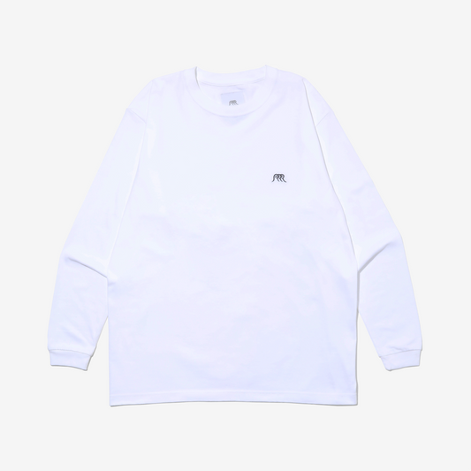 Wave Long Sleeve Tee (White)