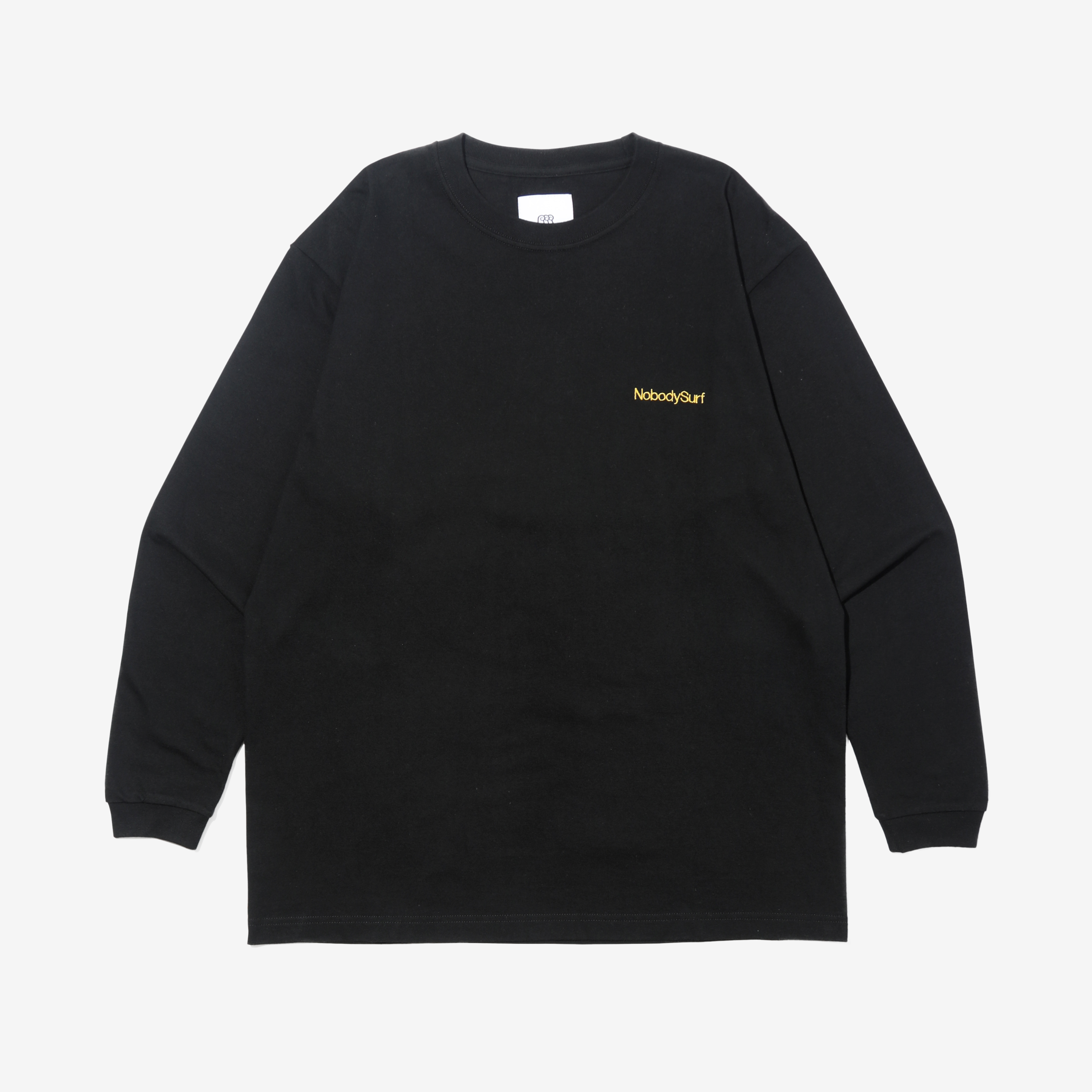 NobodySurf Long Sleeve Tee Black