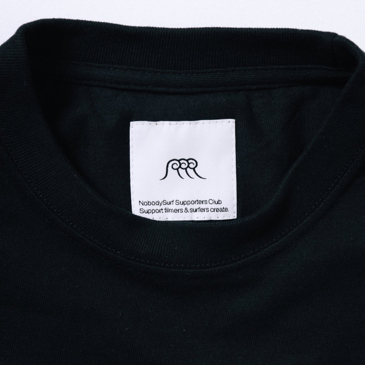 NobodySurf Long Sleeve Tee (Black)