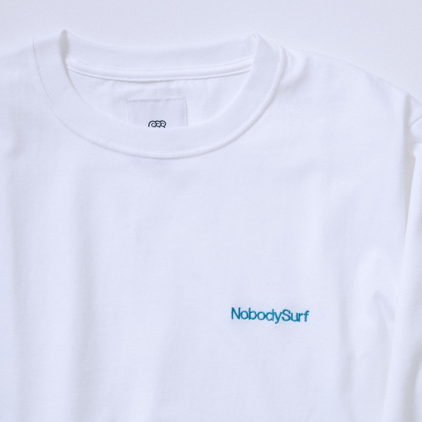 NobodySurf Long Sleeve Tee (White)