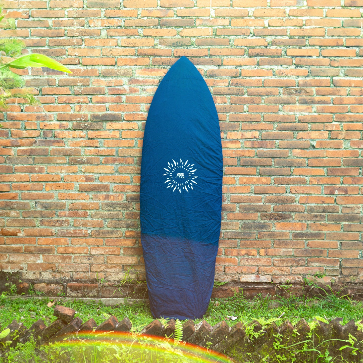 Indonesian Batik Surfboard Cover / Wasabi x NobodySurf