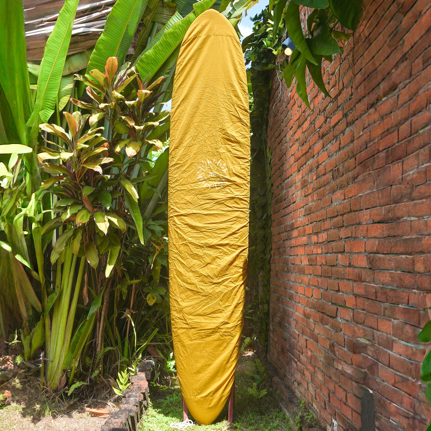 Indonesian Batik Surfboard Cover / Wasabi x NobodySurf