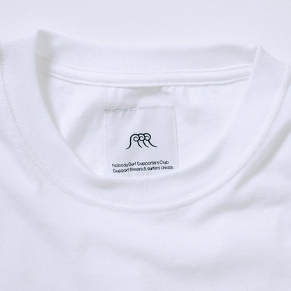 NobodySurf Long Sleeve Tee (White)