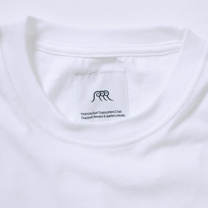 Wave Long Sleeve Tee (White)